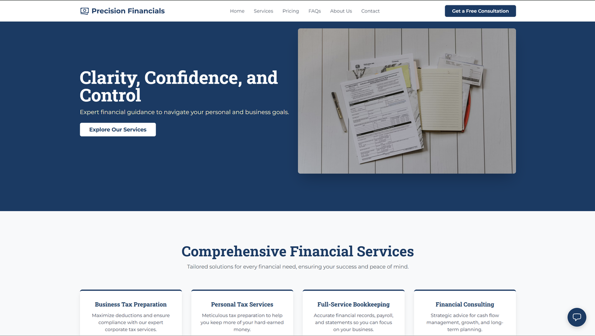 Ledger & Co. template preview